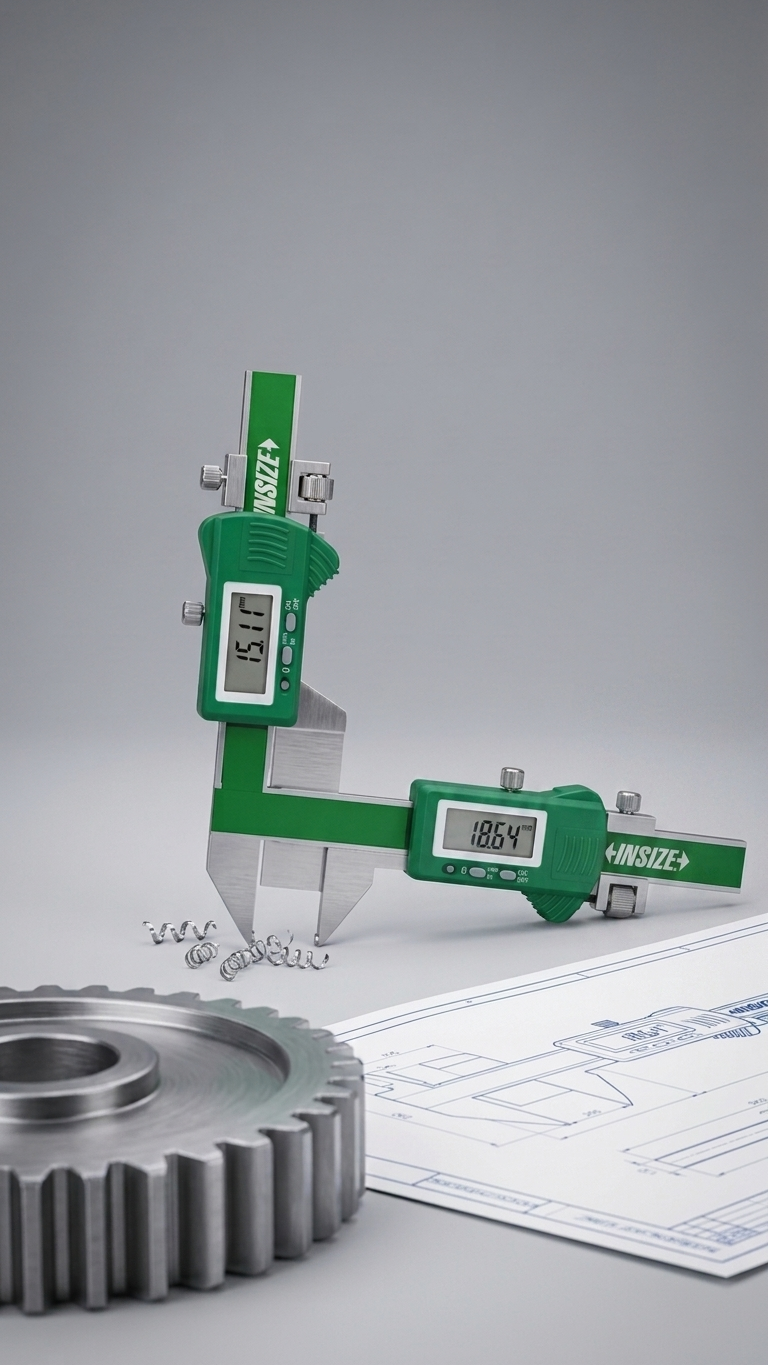 INSIZE Digital Gear Tooth Caliper