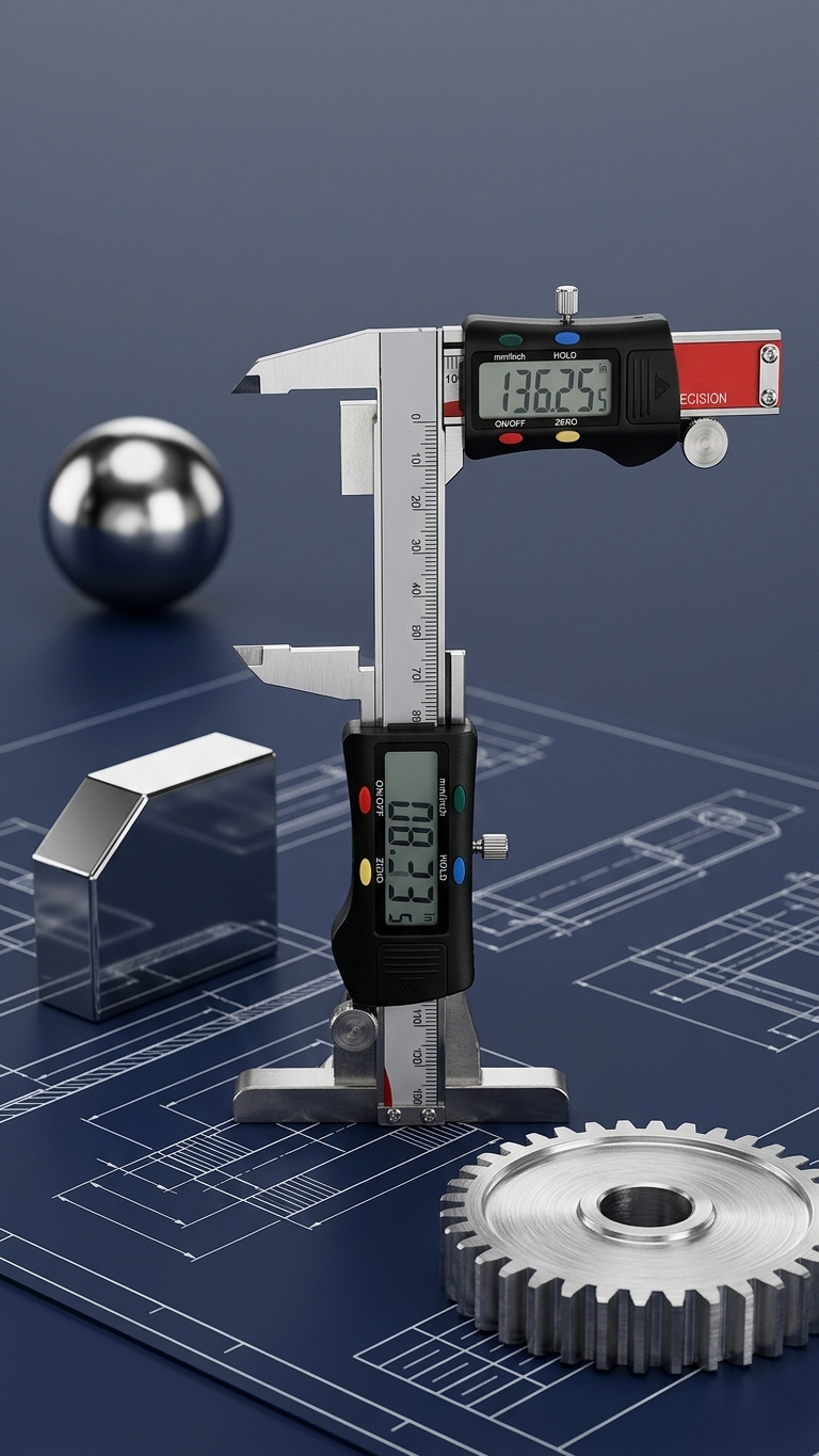 KRISTEEL Digital Gear Tooth Caliper