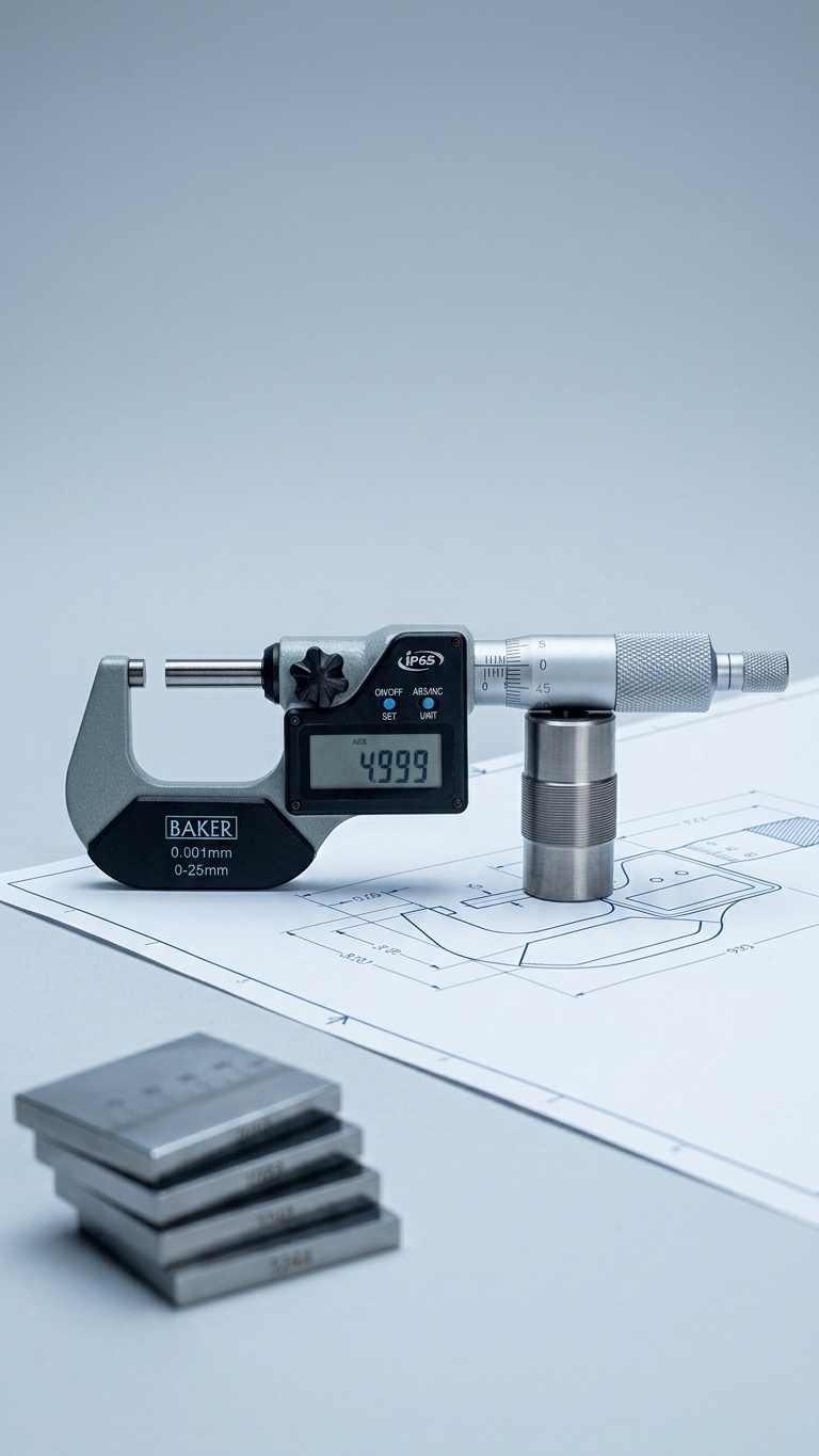 BAKER Digital Outside Micrometer