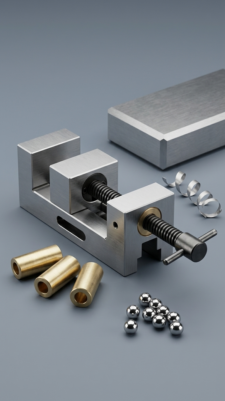 Grinding Vice with Lead Screw