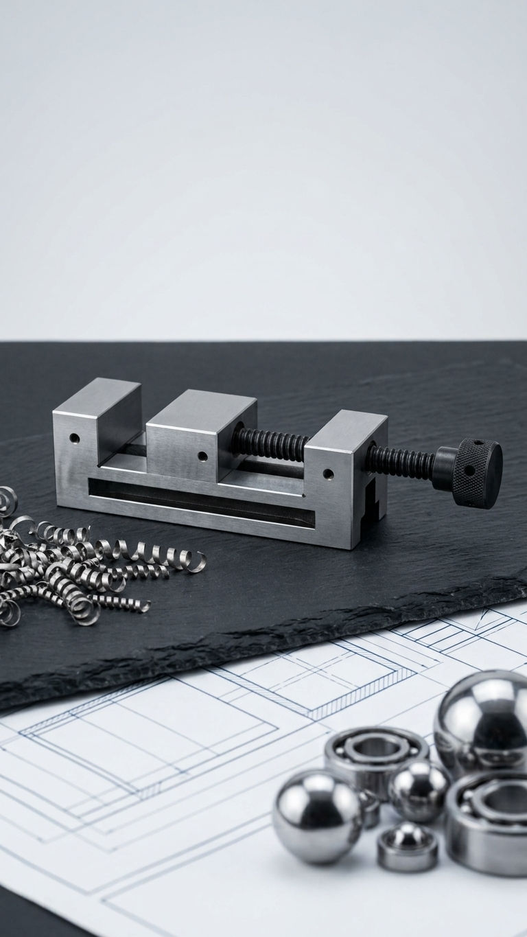 BR PRECISIONS Grinding Vice with Lead Screw