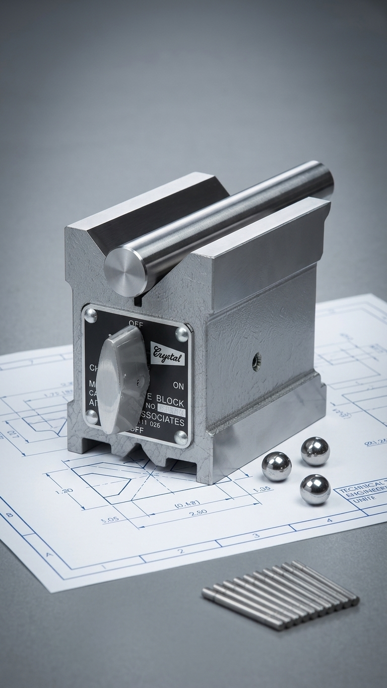 CRYSTAL Magnetic V Block